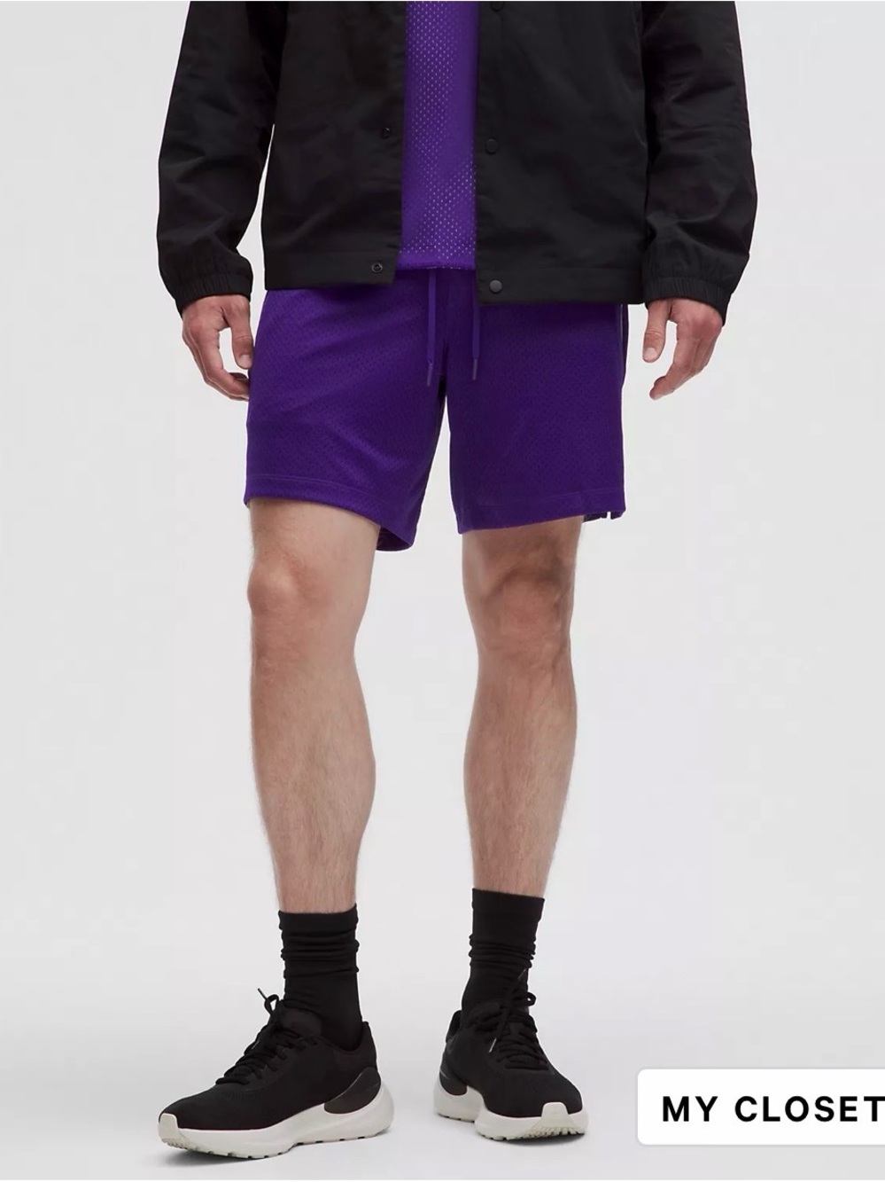 lululemon athletica Double-Layered Mesh Linerless Short 7"